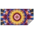 thumbnail image 1 of Colorful Tie Dye Flower Mandala Pattern Rectangle Tablecloth 60"x120",Waterproof Polyester Rectangle Table Cloth, Wipeable Spillproof Polyester Tablecloth for Dining, Camping, Indoor and Outdoor, 1 of 6