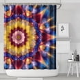 thumbnail image 1 of Colorful Tie Dye Flower Mandala Pattern Shower Curtain 84"x72" ,Bathroom Decorative Shower Curtains Set with 12 Hooks,Modern Waterproof Washable Shower Curtain, 1 of 6