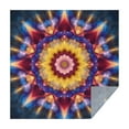 thumbnail image 1 of Colorful Tie Dye Flower Mandala Pattern Square Tablecloth,Waterproof Square Table Cover,Wipeable Spillproof Washable Table Cover for Home Kitchen Party Decor 42"X42"(107x107cm), 1 of 6
