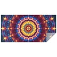 thumbnail image 1 of Colorful Tie Dye Luminous Mandala Pattern Rectangle Tablecloth 60"x120",Waterproof Polyester Rectangle Table Cloth, Wipeable Spillproof Polyester Tablecloth for Dining, Camping, Indoor and Outdoor, 1 of 6