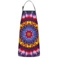 thumbnail image 1 of Colorful Tie Dye Mandala Pattern Apron-Garden Aprons for Women with Pockets-Cotton Linen Waterproof Kitchen Cooking Gardening Aprons Adjustable for Kitchen,Cooking,BBQ and Salon 33x27 Inch, 1 of 7