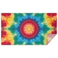 thumbnail image 1 of Colorful Tie Dye Mandala Pattern Rectangle Tablecloth 60"x102",Waterproof Polyester Rectangle Table Cloth, Wipeable Spillproof Polyester Tablecloth for Dining, Camping, Indoor and Outdoor, 1 of 6