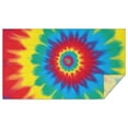 thumbnail image 1 of Colorful Tie Dye Mandala Pattern Rectangle Tablecloth 60"x102",Waterproof Polyester Rectangle Table Cloth, Wipeable Spillproof Polyester Tablecloth for Dining, Camping, Indoor and Outdoor, 1 of 5