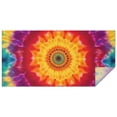 thumbnail image 1 of Colorful Tie Dye Mandala Pattern Rectangle Tablecloth 60"x120",Waterproof Polyester Rectangle Table Cloth, Wipeable Spillproof Polyester Tablecloth for Dining, Camping, Indoor and Outdoor, 1 of 6