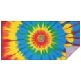 thumbnail image 1 of Colorful Tie Dye Mandala Pattern Rectangle Tablecloth 60"x120",Waterproof Polyester Rectangle Table Cloth, Wipeable Spillproof Polyester Tablecloth for Dining, Camping, Indoor and Outdoor, 1 of 6