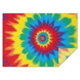 thumbnail image 1 of Colorful Tie Dye Mandala Pattern Rectangle Tablecloth 60"x84",Waterproof Polyester Rectangle Table Cloth, Wipeable Spillproof Polyester Tablecloth for Dining, Camping, Indoor and Outdoor, 1 of 5