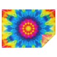 thumbnail image 1 of Colorful Tie Dye Mandala Pattern Rectangle Tablecloth 60"x84",Waterproof Polyester Rectangle Table Cloth, Wipeable Spillproof Polyester Tablecloth for Dining, Camping, Indoor and Outdoor, 1 of 5