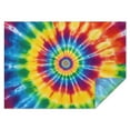 thumbnail image 1 of Colorful Tie Dye Mandala Pattern Rectangle Tablecloth 60"x84",Waterproof Polyester Rectangle Table Cloth, Wipeable Spillproof Polyester Tablecloth for Dining, Camping, Indoor and Outdoor, 1 of 5
