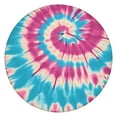 thumbnail image 1 of Colorful Tie Dye Mandala Pattern Round Fitted Tablecloth with Elastic Edge,Dining Table Cover Waterproof,Outdoor Round Tablecloth for Camping,Dining,Indoor and Outdoor, 1 of 7