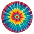 thumbnail image 1 of Colorful Tie Dye Mandala Pattern Round Fitted Tablecloth with Elastic Edge,Dining Table Cover Waterproof,Outdoor Round Tablecloth for Camping,Dining,Indoor and Outdoor, 1 of 7