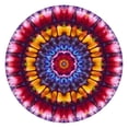 thumbnail image 1 of Colorful Tie Dye Mandala Pattern Round Fitted Tablecloth with Elastic Edge,Dining Table Cover Waterproof,Outdoor Round Tablecloth for Camping,Dining,Indoor and Outdoor, 1 of 7