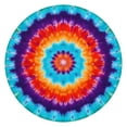 thumbnail image 1 of Colorful Tie Dye Mandala Pattern Round Fitted Tablecloth with Elastic Edge,Dining Table Cover Waterproof,Outdoor Round Tablecloth for Camping,Dining,Indoor and Outdoor, 1 of 7