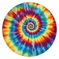 thumbnail image 1 of Colorful Tie Dye Mandala Pattern Round Fitted Tablecloth with Elastic Edge,Dining Table Cover Waterproof,Outdoor Round Tablecloth for Camping,Dining,Indoor and Outdoor, 1 of 7