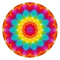 thumbnail image 1 of Colorful Tie Dye Mandala Pattern Round Fitted Tablecloth with Elastic Edge,Dining Table Cover Waterproof,Outdoor Round Tablecloth for Camping,Dining,Indoor and Outdoor, 1 of 7