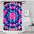 thumbnail image 1 of Colorful Tie Dye Mandala Pattern Shower Curtain 72"x72" ,Bathroom Decorative Shower Curtains Set with 12 Hooks,Modern Waterproof Washable Shower Curtain, 1 of 6