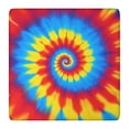 thumbnail image 1 of Colorful Tie Dye Mandala Pattern Square Fitted Tablecloth with Elastic Edge,Square Table Cover,Washable Elastic Table Cover for Home Kitchen Party Decor 36"x36", 1 of 6