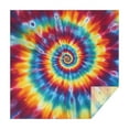 thumbnail image 1 of Colorful Tie Dye Mandala Pattern Square Tablecloth,Waterproof Square Table Cover,Wipeable Spillproof Washable Table Cover for Home Kitchen Party Decor 42"X42"(107x107cm), 1 of 6