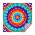 thumbnail image 1 of Colorful Tie Dye Mandala Pattern Square Tablecloth,Waterproof Square Table Cover,Wipeable Spillproof Washable Table Cover for Home Kitchen Party Decor 42"X42"(107x107cm), 1 of 6