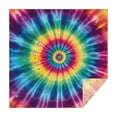 thumbnail image 1 of Colorful Tie Dye Mandala Pattern Square Tablecloth,Waterproof Square Table Cover,Wipeable Spillproof Washable Table Cover for Home Kitchen Party Decor 60"x60"(152x152cm), 1 of 6
