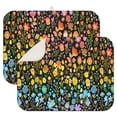 thumbnail image 1 of Dark Pioneer Flower Pattern Dish Drying Mat for Kitchen 1 Pack, Ultra Absorbent Microfiber Dishes Drainer Mats,18"x24", 1 of 4
