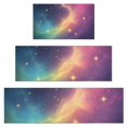 thumbnail image 1 of Colorful Tie Dye Nebula Pattern Kitchen Rugs Sets Of 3,Kitchen Runner Rugs Non Skid Washable,Decorative Kitchen Floor Mats for Kitchen,Sink,Laundry,17"x30"+ 17"x47" + 17"x59", 1 of 6