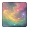 thumbnail image 1 of Colorful Tie Dye Nebula Pattern Square Fitted Tablecloth with Elastic Edge,Square Table Cover,Washable Elastic Table Cover for Home Kitchen Party Decor 34"x34", 1 of 6