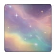 thumbnail image 1 of Colorful Tie Dye Nebula Pattern Square Fitted Tablecloth with Elastic Edge,Square Table Cover,Washable Elastic Table Cover for Home Kitchen Party Decor 34"x34", 1 of 6