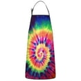 thumbnail image 1 of Colorful Tie Dye Pattern Apron-Garden Aprons for Women with Pockets-Cotton Linen Waterproof Kitchen Cooking Gardening Aprons Adjustable for Kitchen,Cooking,BBQ and Salon 33x27 Inch, 1 of 7