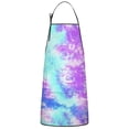 thumbnail image 1 of Colorful Tie Dye Pattern Apron-Garden Aprons for Women with Pockets-Cotton Linen Waterproof Kitchen Cooking Gardening Aprons Adjustable for Kitchen,Cooking,BBQ and Salon 33x27 Inch, 1 of 7