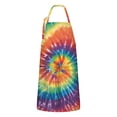 thumbnail image 1 of Colorful Tie Dye Pattern Apron-Garden Aprons for Women with Pockets-Cotton Linen Waterproof Kitchen Cooking Gardening Aprons Adjustable for Kitchen,Cooking,BBQ and Salon 33x27 Inch, 1 of 7