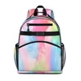 thumbnail image 1 of Colorful Tie Dye Pattern Backpack for School,Cute School Bag,Schoolbag with Adjustable Shoulder Straps & Padded Back,15.25"x11.5"x5.25", 1 of 5
