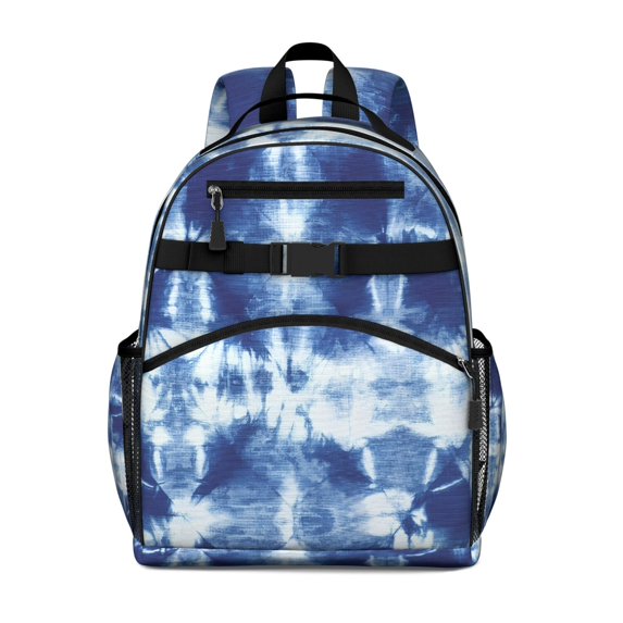 Colorful Tie Dye Pattern Backpack for School,Cute School Bag,Schoolbag with Adjustable Shoulder Straps & Padded Back,15.25"x11.5"x5.25"