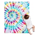 thumbnail image 1 of Colorful Tie Dye Pattern Blanket,Comfortable Soft Flannel Throw Blanket,All Season,Warm Lightweight Blankets for Sofa Bed Couch Living Room Chair,30"x40", 1 of 4