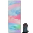 thumbnail image 1 of Colorful Tie Dye Pattern Hot Yoga Mat Towel Non Slip for Hot Yoga - Quick-Drying Yoga Mat Cover with 4 Corner Pockets with Travel Bag - Hot Yoga Towel Non Slip Grip Moisture Wicking Sweat 70"x26", 1 of 6