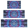 thumbnail image 1 of Colorful Tie Dye Pattern Kitchen Rugs Sets Of 3,Kitchen Runner Rugs Non Skid Washable,Decorative Kitchen Floor Mats for Kitchen,Sink,Laundry,17"x30"+ 17"x47" + 17"x59", 1 of 6