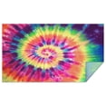 thumbnail image 1 of Colorful Tie Dye Pattern Rectangle Tablecloth 60"x102",Waterproof Polyester Rectangle Table Cloth, Wipeable Spillproof Polyester Tablecloth for Dining, Camping, Indoor and Outdoor, 1 of 6