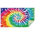 thumbnail image 1 of Colorful Tie Dye Pattern Rectangle Tablecloth 60"x102",Waterproof Polyester Rectangle Table Cloth, Wipeable Spillproof Polyester Tablecloth for Dining, Camping, Indoor and Outdoor, 1 of 6