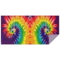 thumbnail image 1 of Colorful Tie Dye Pattern Rectangle Tablecloth 60"x120",Waterproof Polyester Rectangle Table Cloth, Wipeable Spillproof Polyester Tablecloth for Dining, Camping, Indoor and Outdoor, 1 of 6