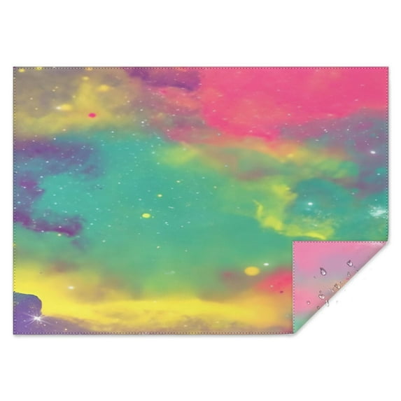 Colorful Tie Dye Pattern Rectangle Tablecloth 60"x84",Waterproof Polyester Rectangle Table Cloth, Wipeable Spillproof Polyester Tablecloth for Dining, Camping, Indoor and Outdoor