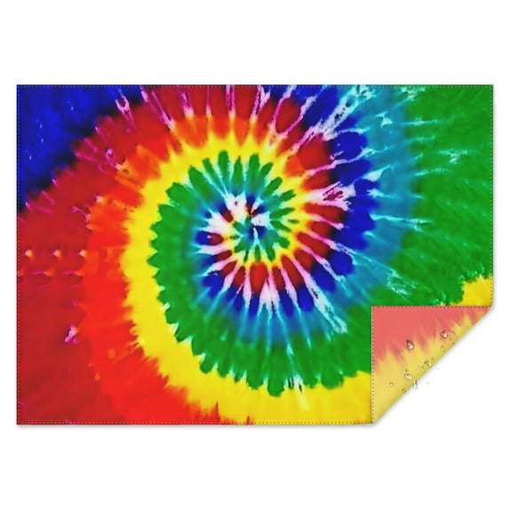 Colorful Tie Dye Pattern Rectangle Tablecloth 60"x84",Waterproof Polyester Rectangle Table Cloth, Wipeable Spillproof Polyester Tablecloth for Dining, Camping, Indoor and Outdoor