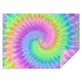 thumbnail image 1 of Colorful Tie Dye Pattern Rectangle Tablecloth 60"x84",Waterproof Polyester Rectangle Table Cloth, Wipeable Spillproof Polyester Tablecloth for Dining, Camping, Indoor and Outdoor, 1 of 5