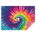 thumbnail image 1 of Colorful Tie Dye Pattern Rectangle Tablecloth 60"x84",Waterproof Polyester Rectangle Table Cloth, Wipeable Spillproof Polyester Tablecloth for Dining, Camping, Indoor and Outdoor, 1 of 5