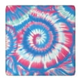 thumbnail image 1 of Colorful Tie Dye Pattern Square Fitted Tablecloth with Elastic Edge,Square Table Cover,Washable Elastic Table Cover for Home Kitchen Party Decor 36"x36", 1 of 6