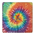 thumbnail image 1 of Colorful Tie Dye Pattern Square Fitted Tablecloth with Elastic Edge,Square Table Cover,Washable Elastic Table Cover for Home Kitchen Party Decor 36"x36", 1 of 6