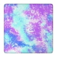thumbnail image 1 of Colorful Tie Dye Pattern Square Fitted Tablecloth with Elastic Edge,Square Table Cover,Washable Elastic Table Cover for Home Kitchen Party Decor 36"x36", 1 of 6