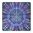 thumbnail image 1 of Colorful Tie Dye Pattern Square Fitted Tablecloth with Elastic Edge,Square Table Cover,Washable Elastic Table Cover for Home Kitchen Party Decor 36"x36", 1 of 6