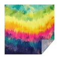 thumbnail image 1 of Colorful Tie Dye Pattern Square Tablecloth,Waterproof Square Table Cover,Wipeable Spillproof Washable Table Cover for Home Kitchen Party Decor 42"X42"(107x107cm), 1 of 6