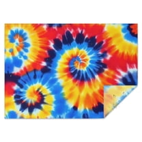 Colorful Tie Dye Spiral Pattern Rectangle Tablecloth 60"x84",Waterproof Polyester Rectangle Table Cloth, Wipeable Spillproof Polyester Tablecloth for Dining, Camping, Indoor and Outdoor