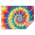 thumbnail image 1 of Colorful Tie Dye Spiral Pattern Rectangle Tablecloth 60"x84",Waterproof Polyester Rectangle Table Cloth, Wipeable Spillproof Polyester Tablecloth for Dining, Camping, Indoor and Outdoor, 1 of 5