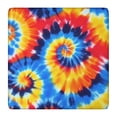 thumbnail image 1 of Colorful Tie Dye Spiral Pattern Square Fitted Tablecloth with Elastic Edge,Square Table Cover,Washable Elastic Table Cover for Home Kitchen Party Decor 36"x36", 1 of 6